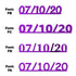 Custom-Fetti Date - 07/10/24 or 07/10/25  Purple
