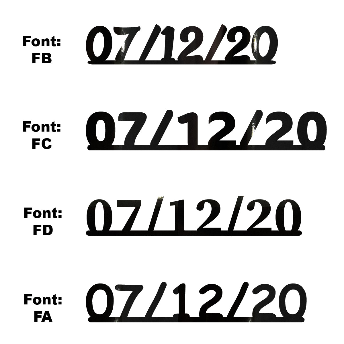 Custom-Fetti Date - 07/12/24 or 07/12/25  Black