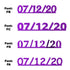 Custom-Fetti Date - 07/12/24 or 07/12/25  Purple