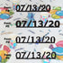 Custom-Fetti Date - 07/13/24 or 07/13/25  Black