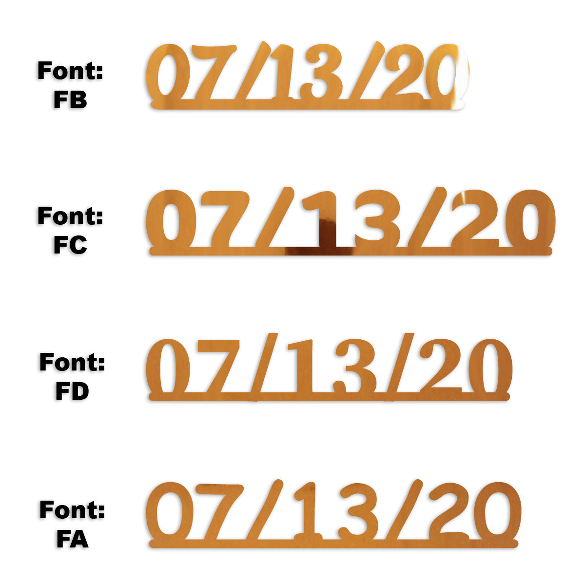 Custom-Fetti Date - 07/13/24 or 07/13/25  Orange