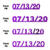 Custom-Fetti Date - 07/13/24 or 07/13/25  Purple
