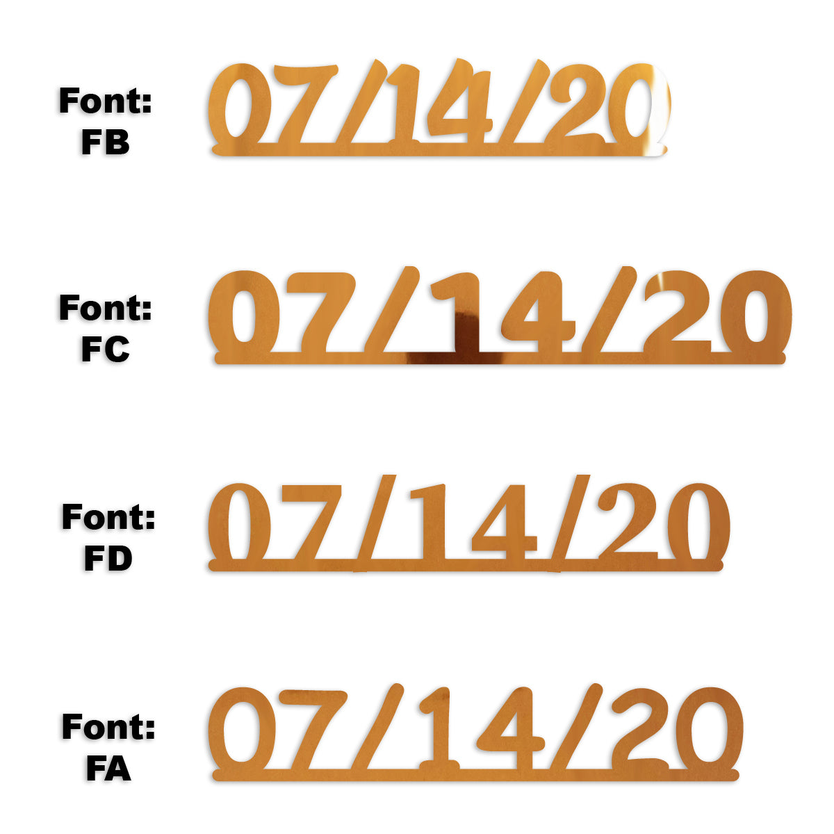 Custom-Fetti Date - 07/14/24 or 07/14/25  Orange