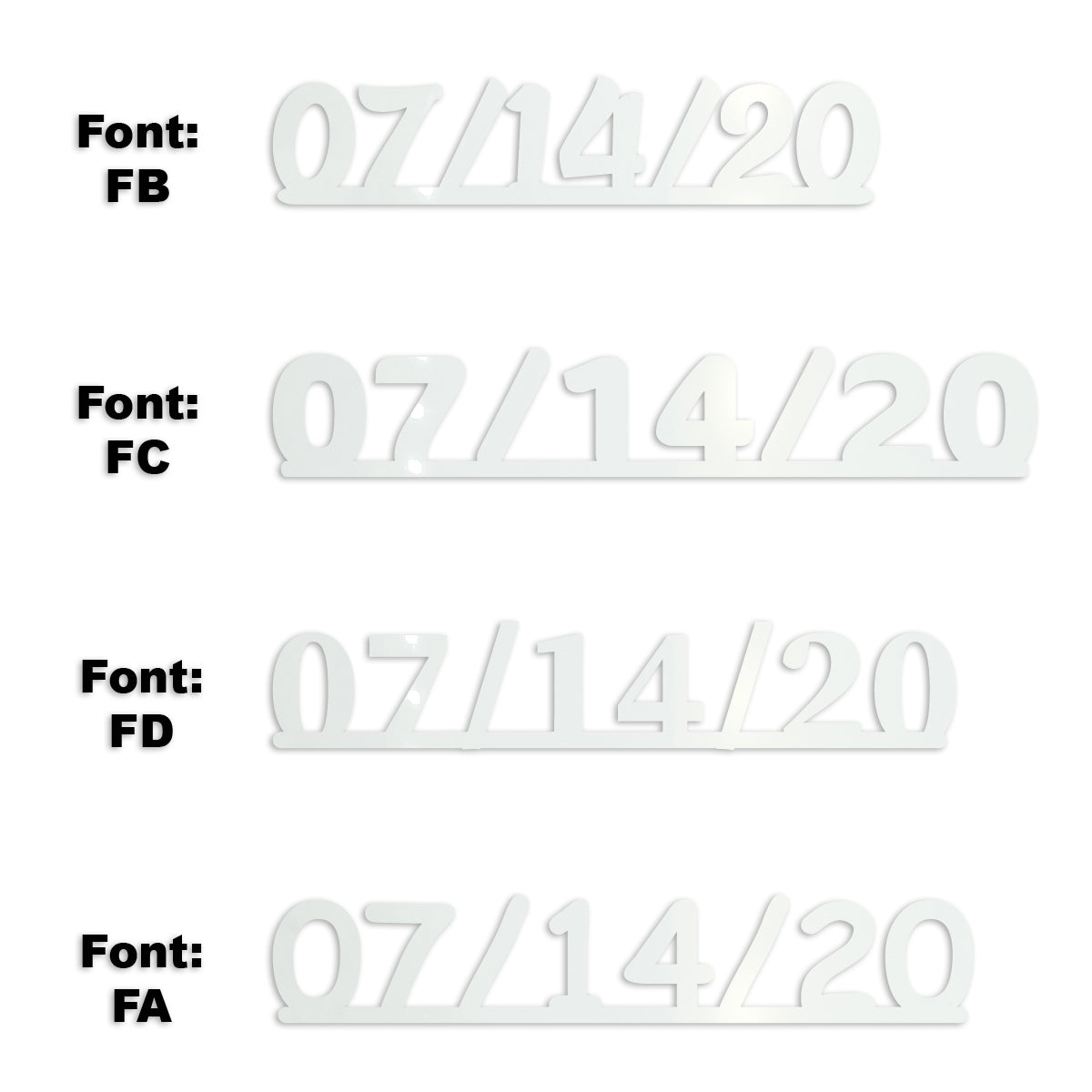 Custom-Fetti Date - 07/14/24 or 07/14/25  White