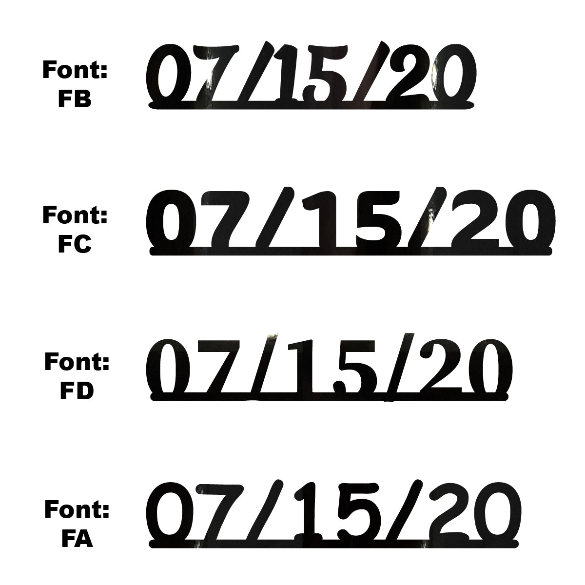 Custom-Fetti Date - 07/15/24 or 07/15/25  Black
