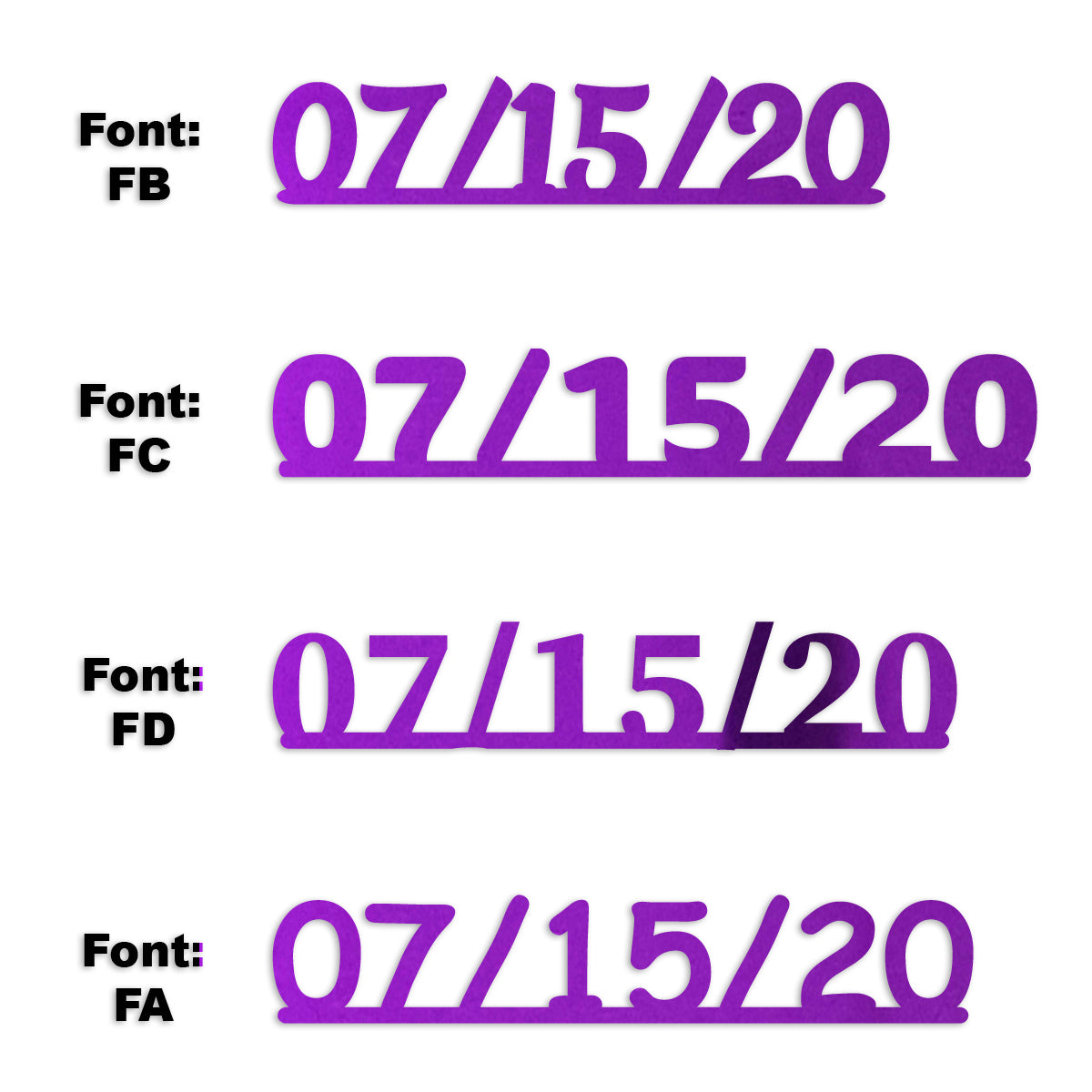 Custom-Fetti Date - 07/15/24 or 07/15/25  Purple