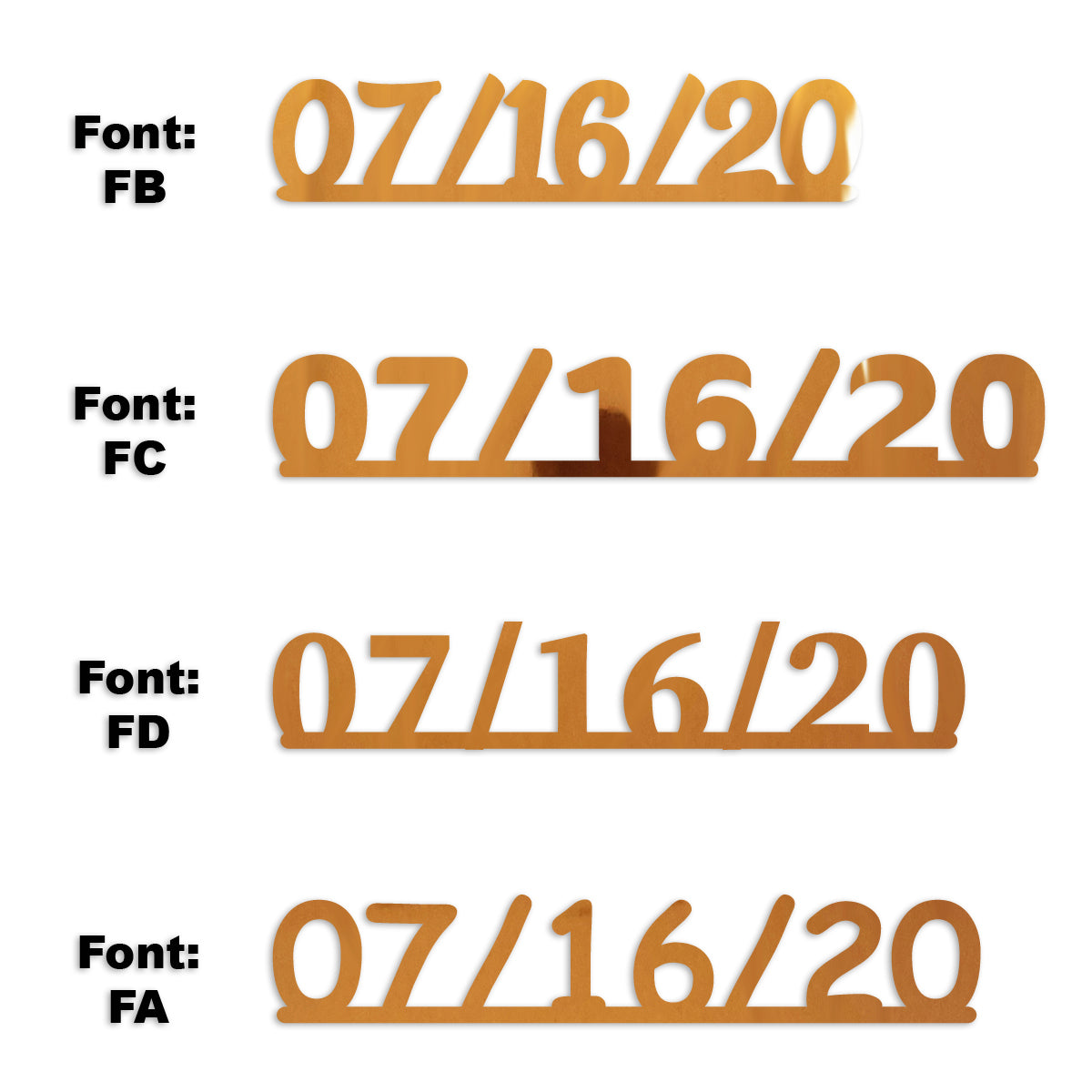 Custom-Fetti Date - 07/16/24 or 07/16/25  Orange
