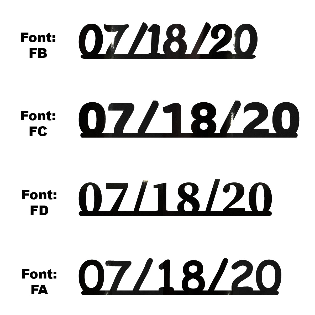 Custom-Fetti Date - 07/18/24 or 07/18/25  Black