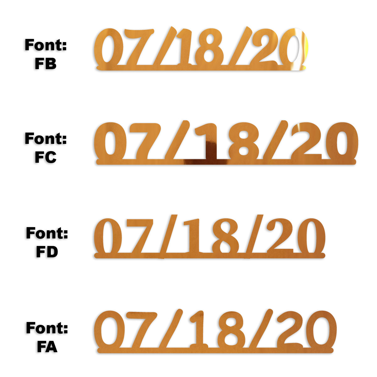 Custom-Fetti Date - 07/18/24 or 07/18/25  Orange