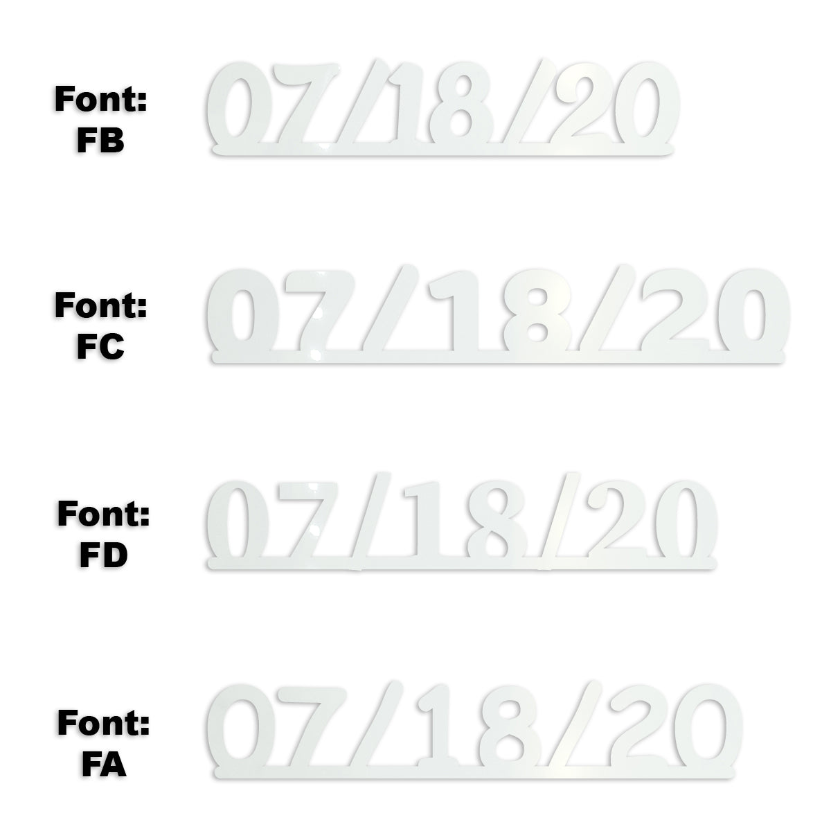 Custom-Fetti Date - 07/18/24 or 07/18/25  White