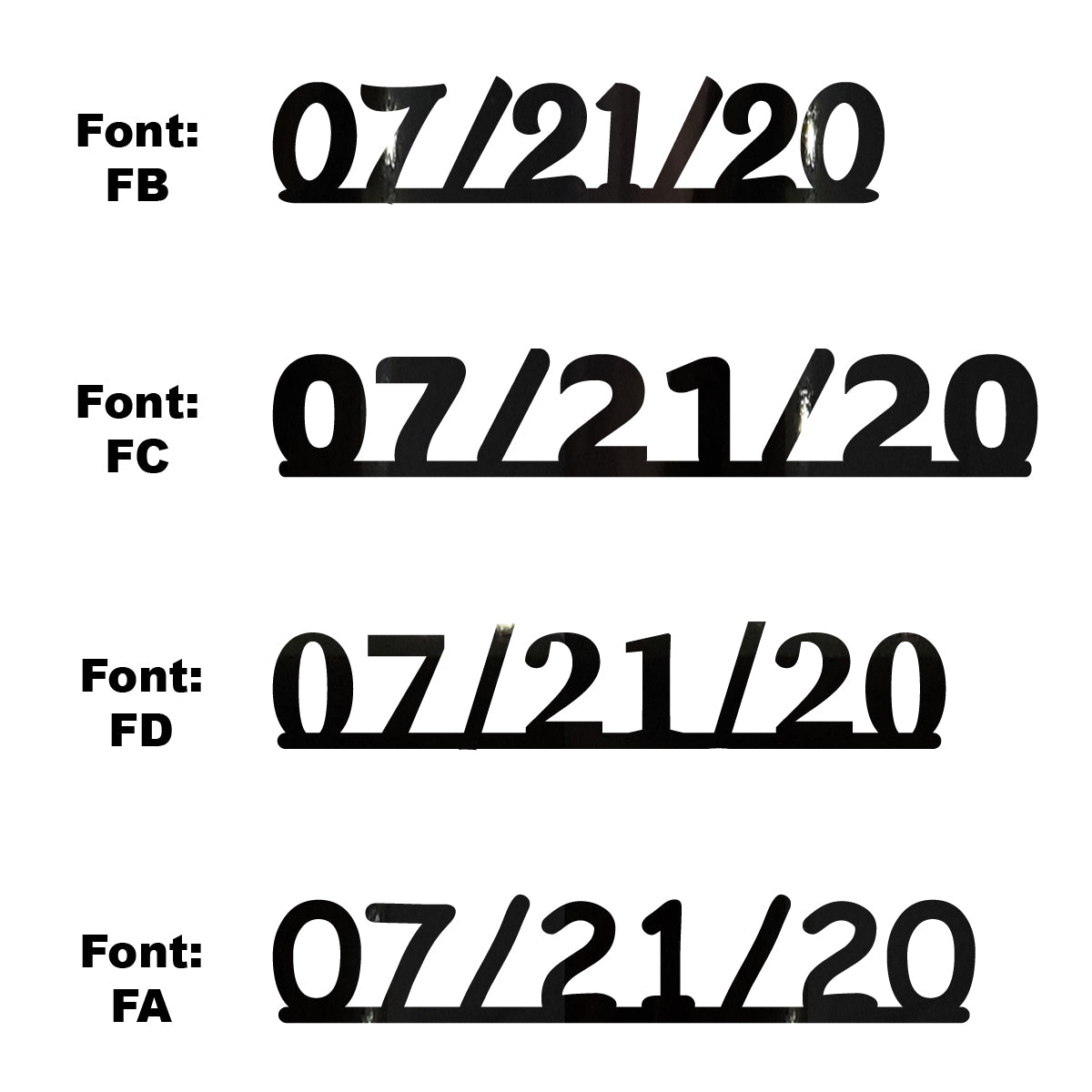 Custom-Fetti Date - 07/21/24 or 07/21/25  Black
