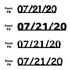 Custom-Fetti Date - 07/21/24 or 07/21/25  Black