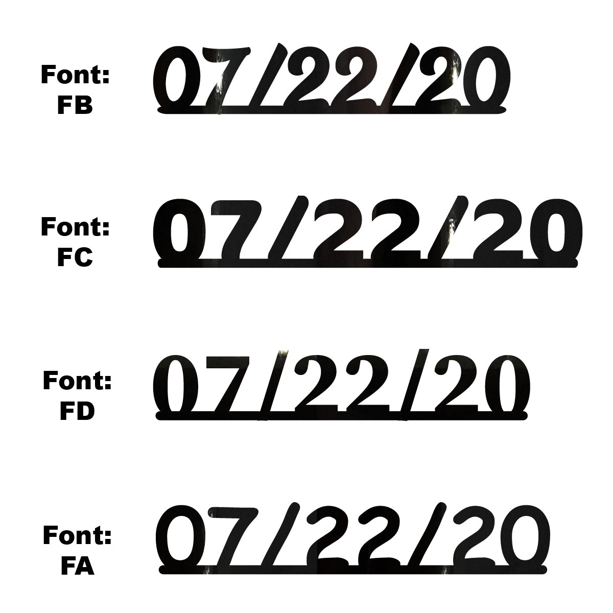 Custom-Fetti Date - 07/22/24 or 07/22/25  Black