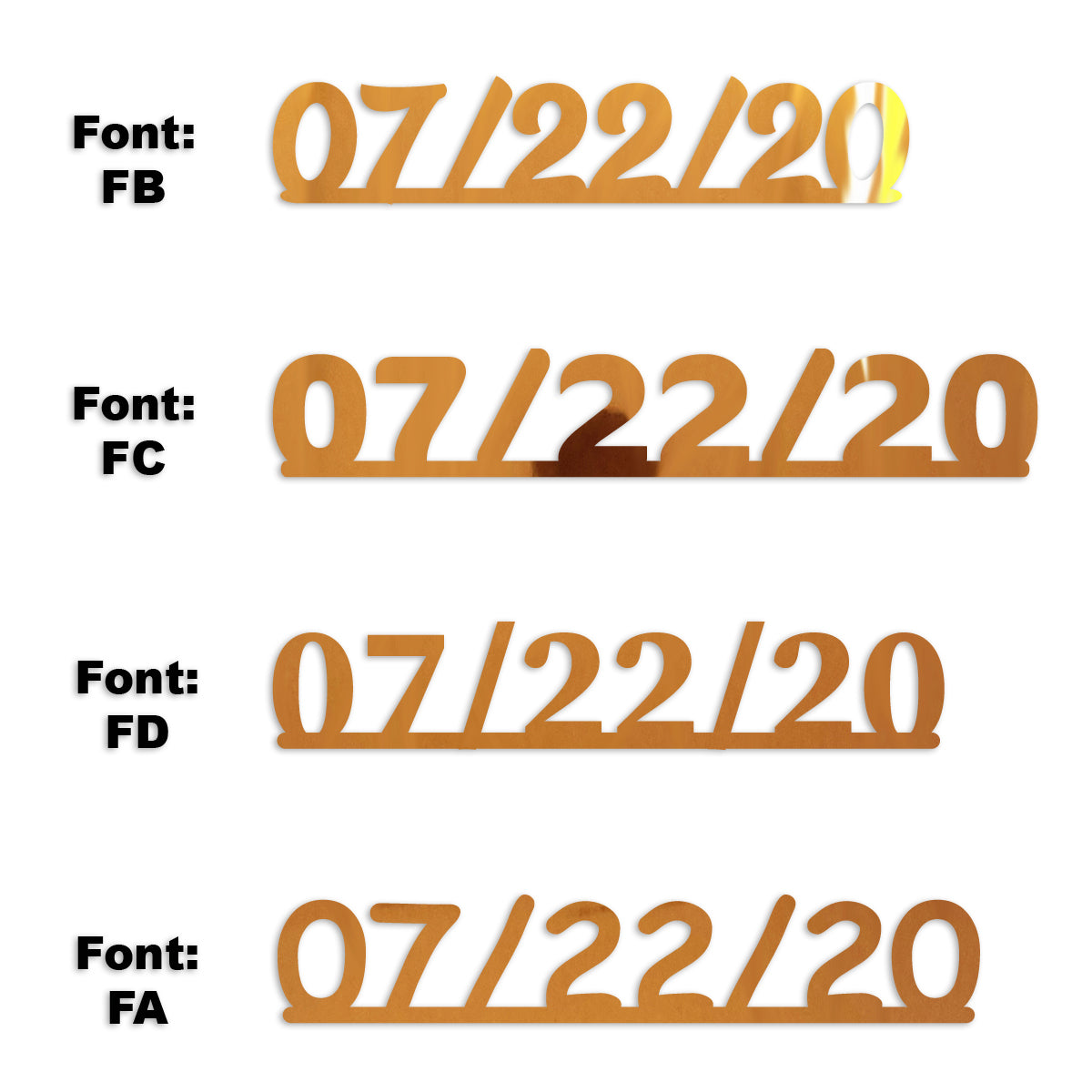 Custom-Fetti Date - 07/22/24 or 07/22/25  Orange