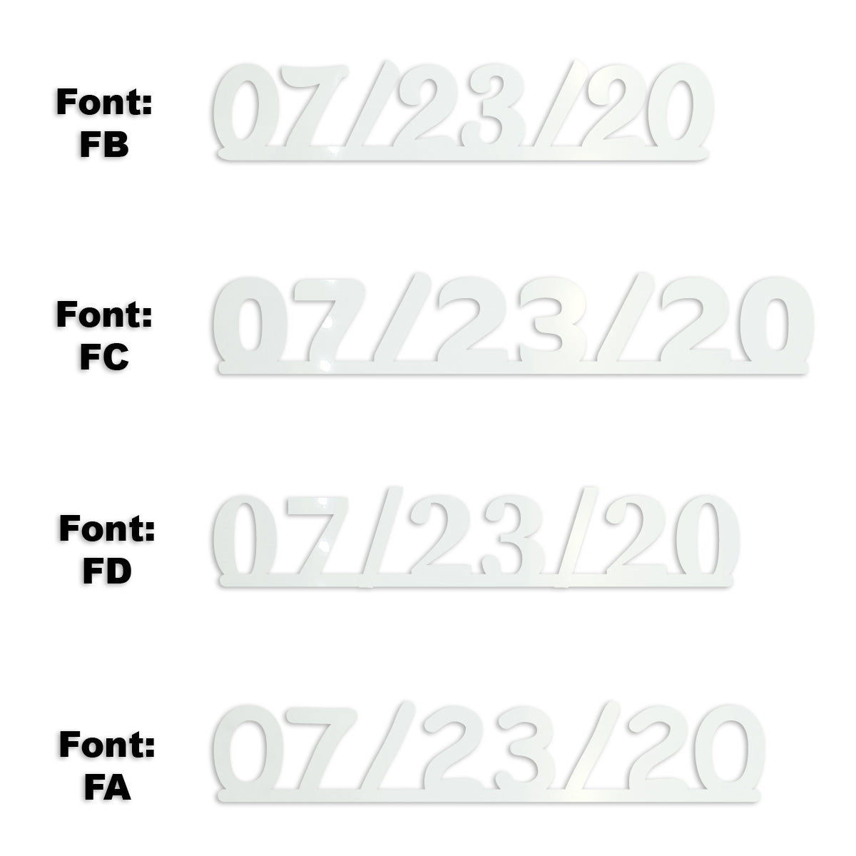 Custom-Fetti Date - 07/23/24 or 07/23/25  White