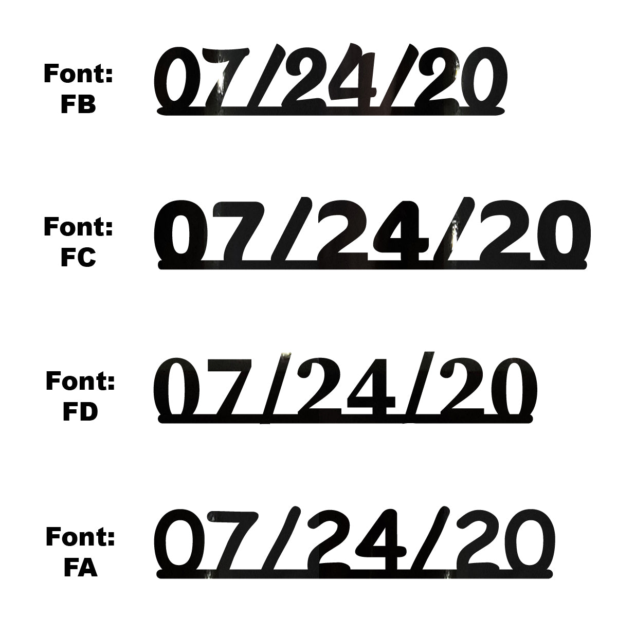 Custom-Fetti Date - 07/24/24 or 07/24/25  Black