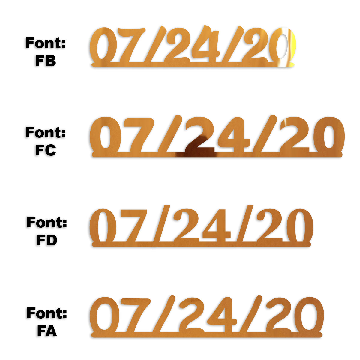 Custom-Fetti Date - 07/24/24 or 07/24/25  Orange