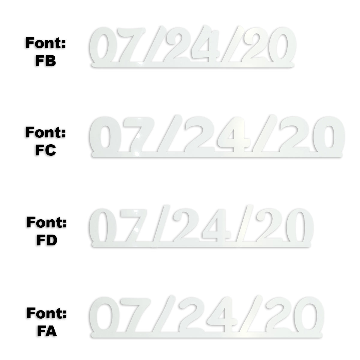 Custom-Fetti Date - 07/24/24 or 07/24/25  White