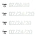 Custom-Fetti Date - 07/24/24 or 07/24/25  White