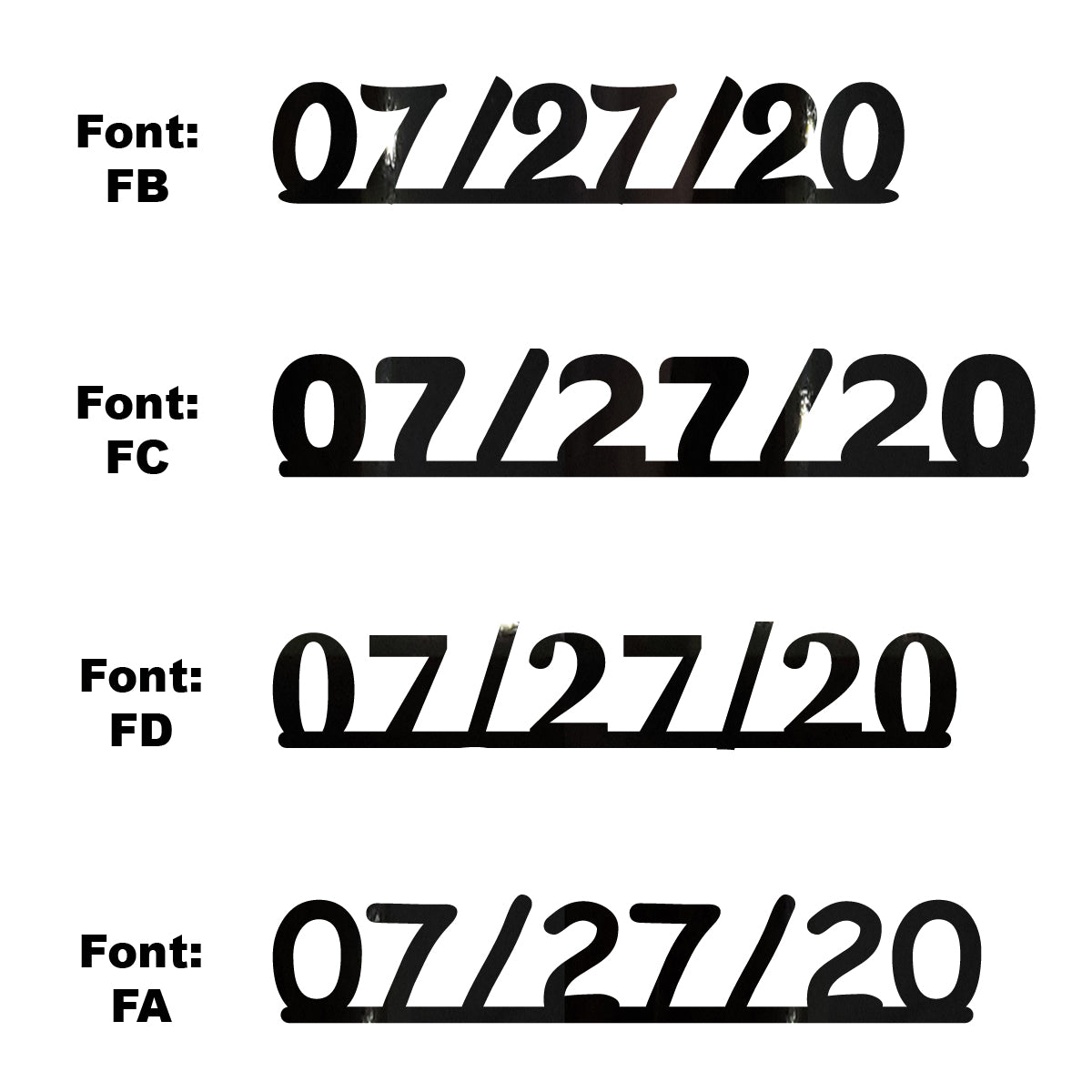 Custom-Fetti Date - 07/27/24 or 07/27/25  Black