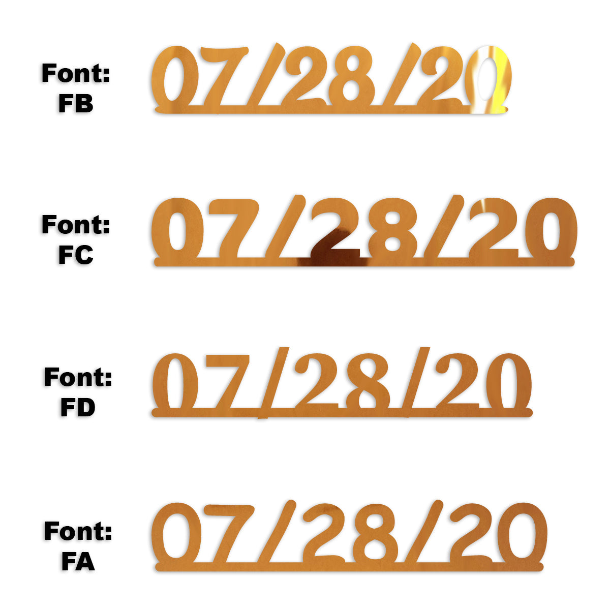 Custom-Fetti Date - 07/28/24 or 07/28/25  Orange