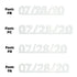 Custom-Fetti Date - 07/28/24 or 07/28/25  White