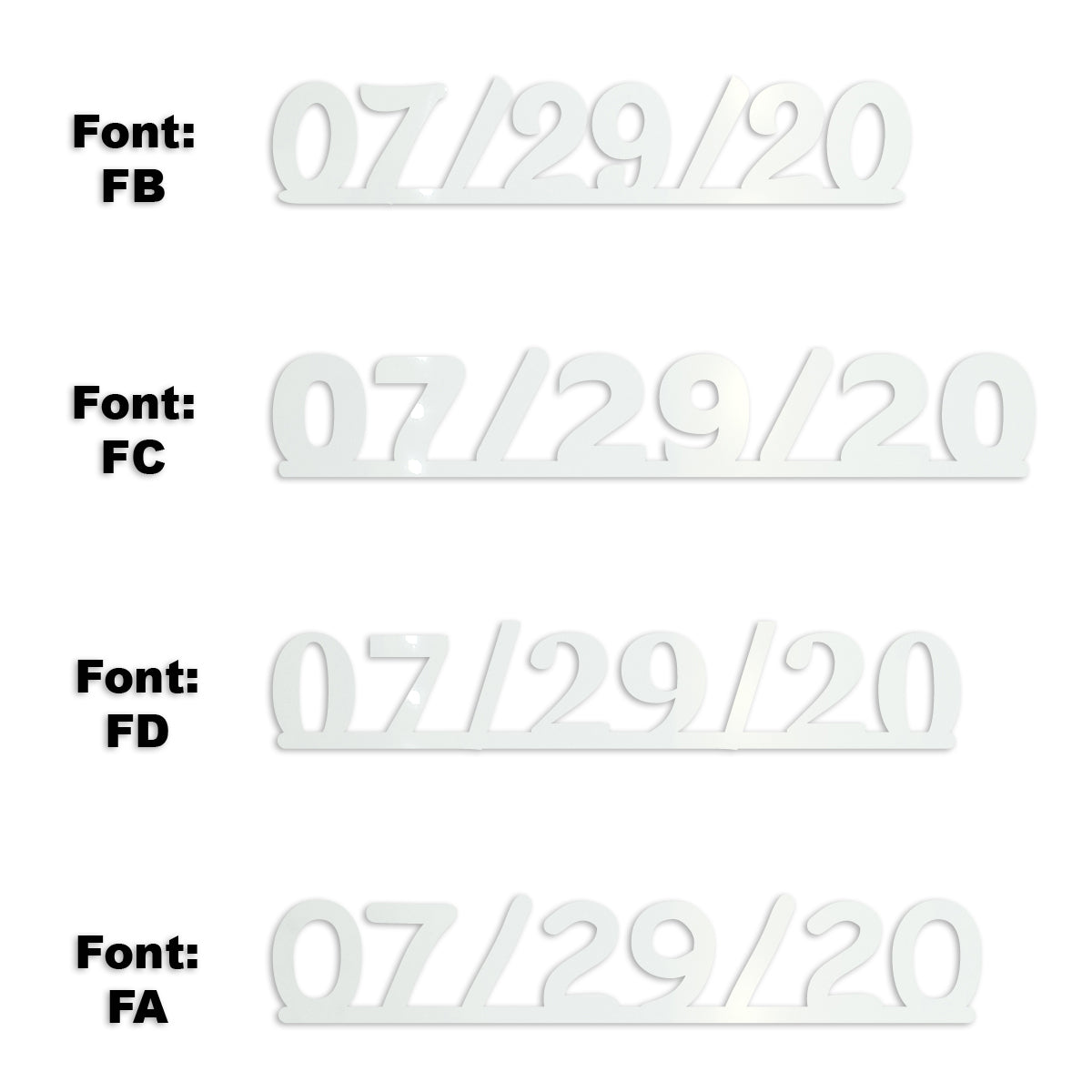 Custom-Fetti Date - 07/29/24 or 07/29/25  White