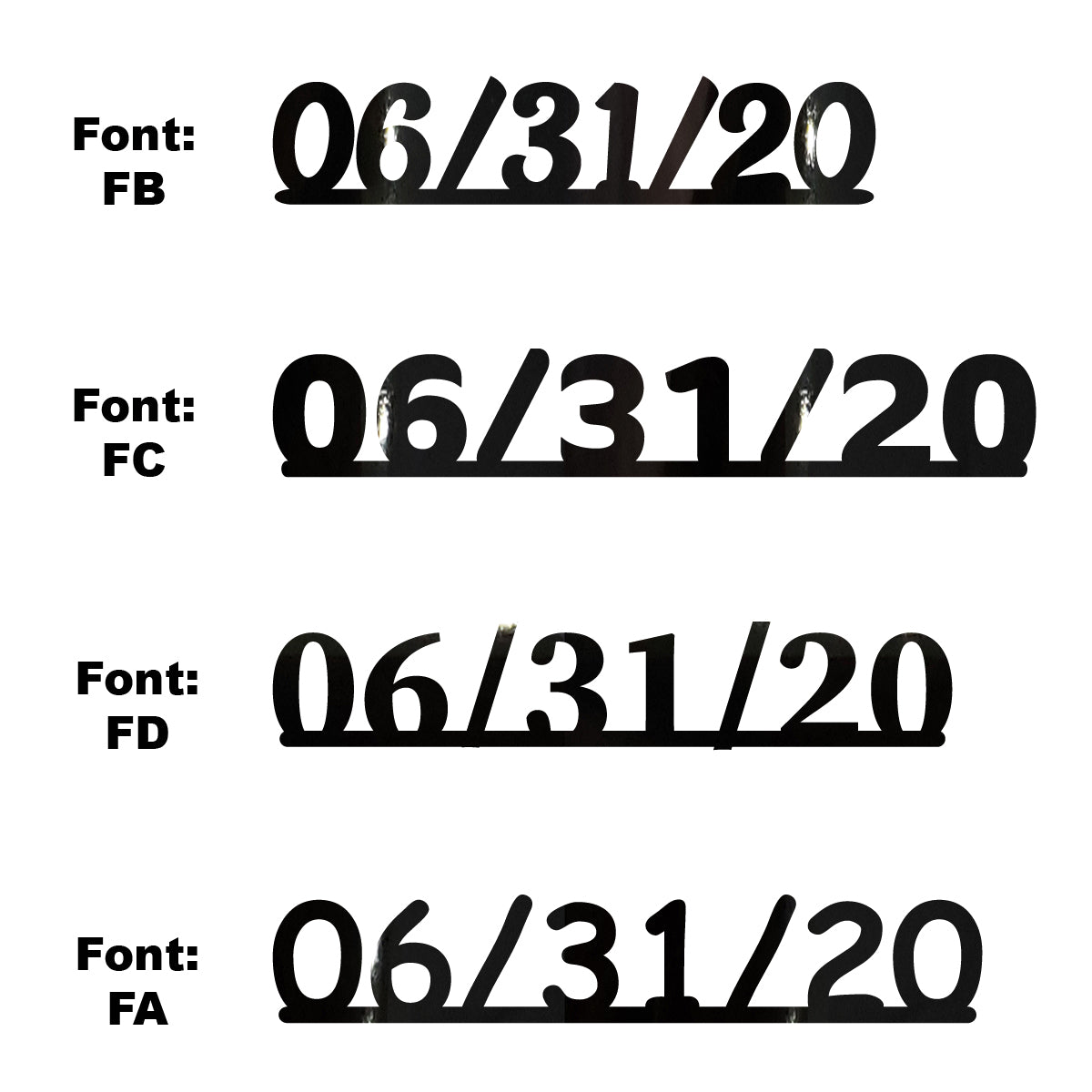 Custom-Fetti Date - 07/31/24 or 07/31/25  Black