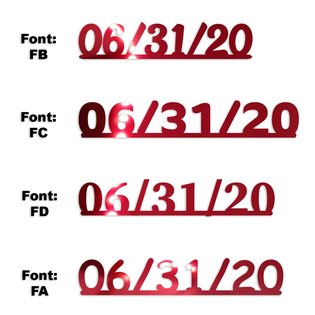 Custom-Fetti Date - 07/31/24 or 07/31/25  Red