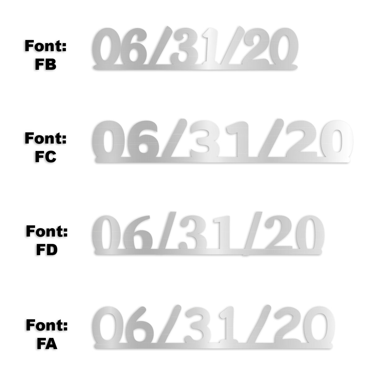 Custom-Fetti Date - 07/31/24 or 07/31/25  Silver