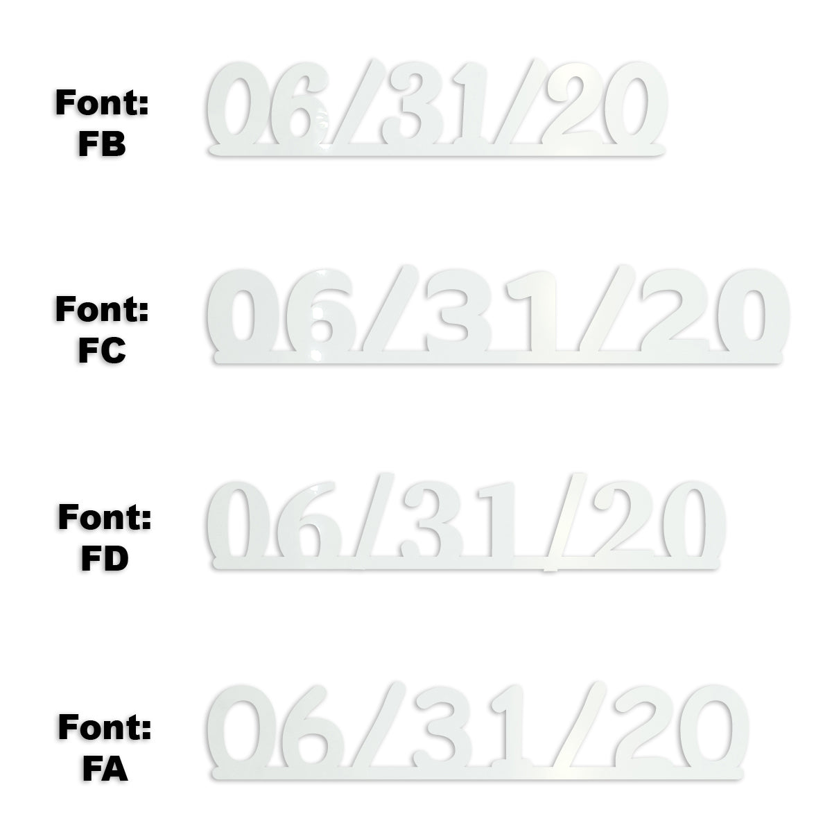 Custom-Fetti Date - 07/31/24 or 07/31/25  White