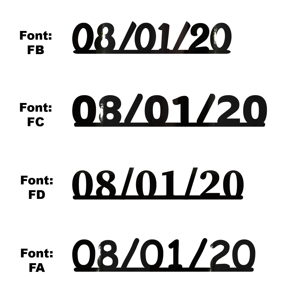 Custom-Fetti Date - 08/01/24 or 08/01/25  Black