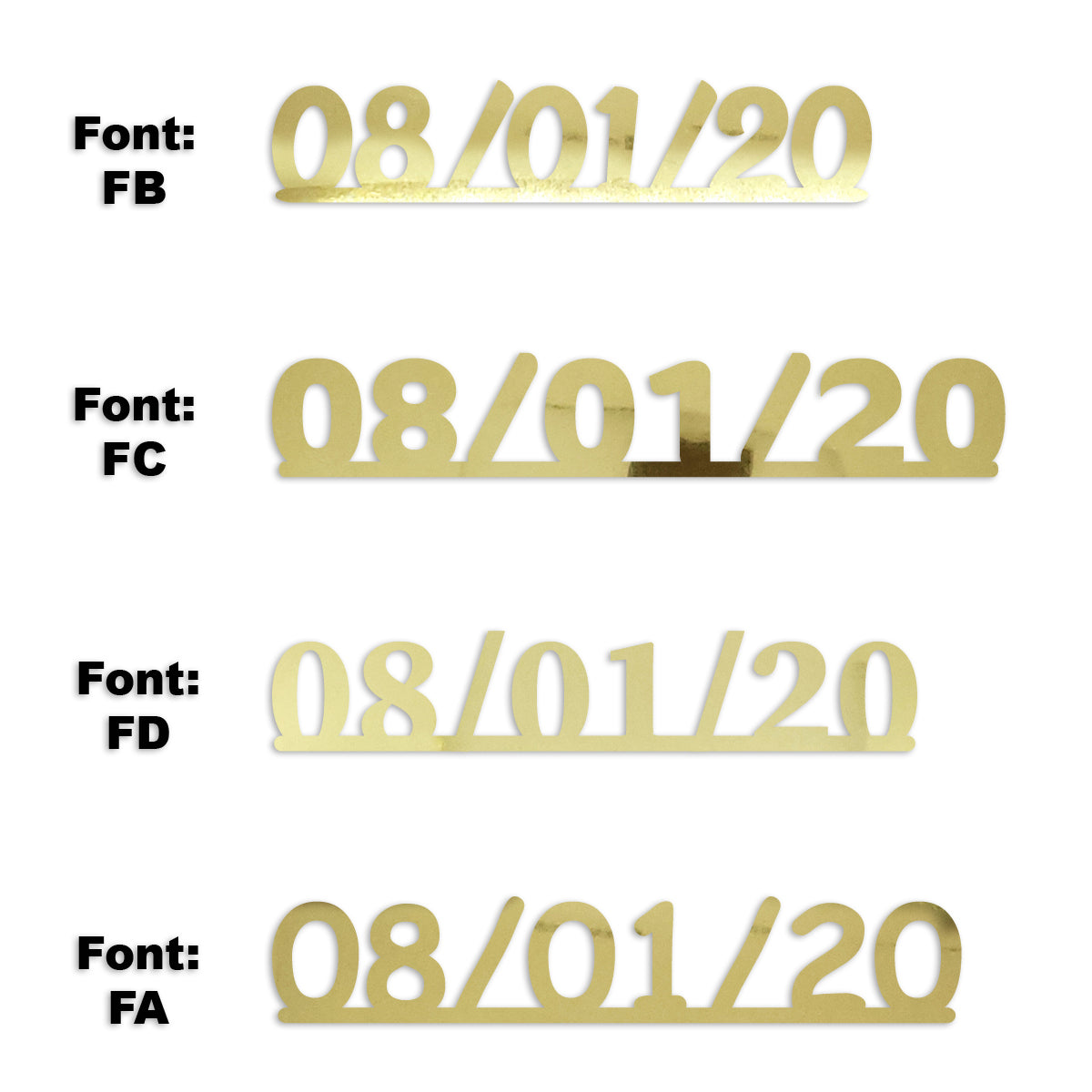 Custom-Fetti Date - 08/01/24 or 08/01/25  Gold