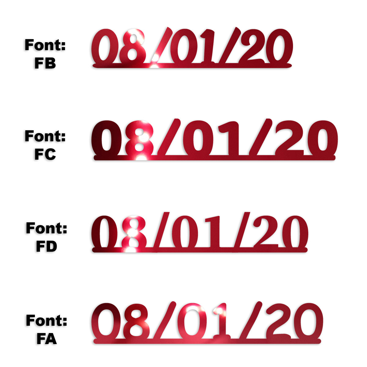 Custom-Fetti Date - 08/01/24 or 08/01/25  Red