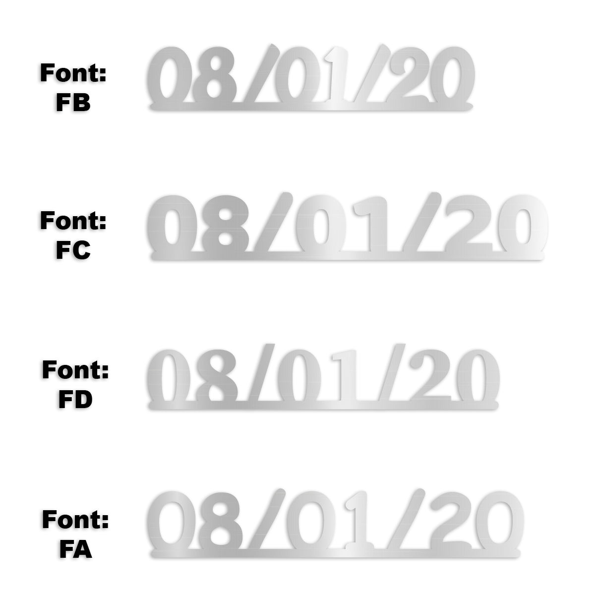 Custom-Fetti Date - 08/01/24 or 08/01/25  Silver