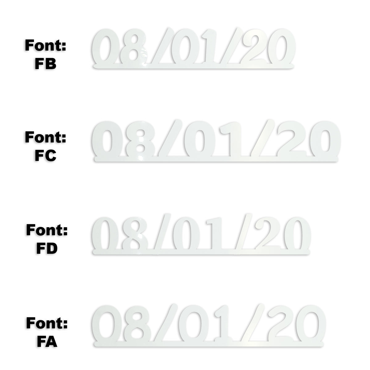 Custom-Fetti Date - 08/01/24 or 08/01/25  White