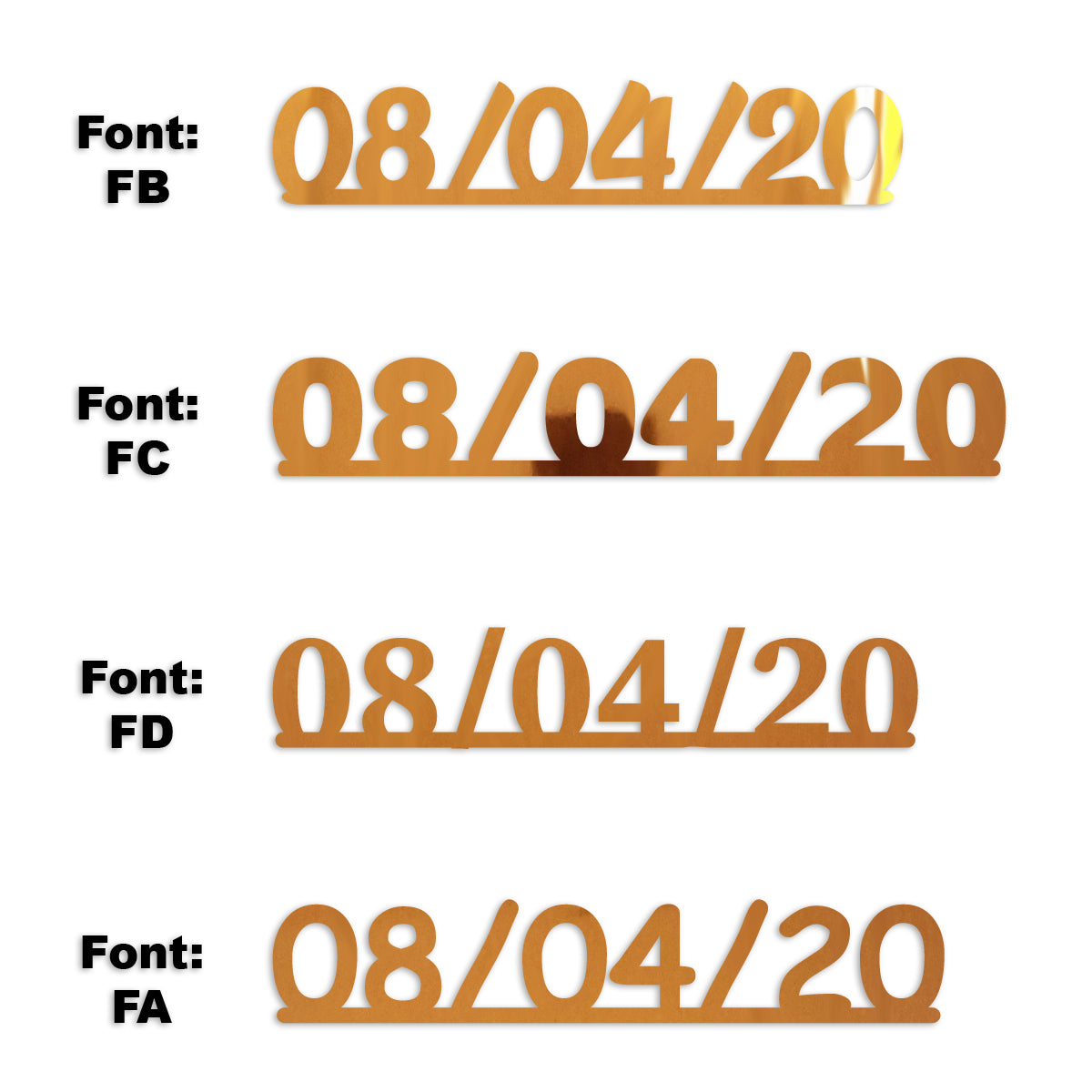 Custom-Fetti Date - 08/04/24 or 08/04/25  Orange