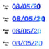 Custom-Fetti Date - 08/05/24 or 08/05/25  Blue Royal