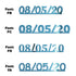 Custom-Fetti Date - 08/05/24 or 08/05/25  Blue Sky