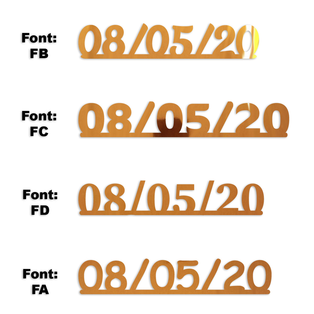 Custom-Fetti Date - 08/05/24 or 08/05/25  Orange