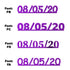Custom-Fetti Date - 08/05/24 or 08/05/25  Purple
