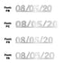 Custom-Fetti Date - 08/05/24 or 08/05/25  Silver