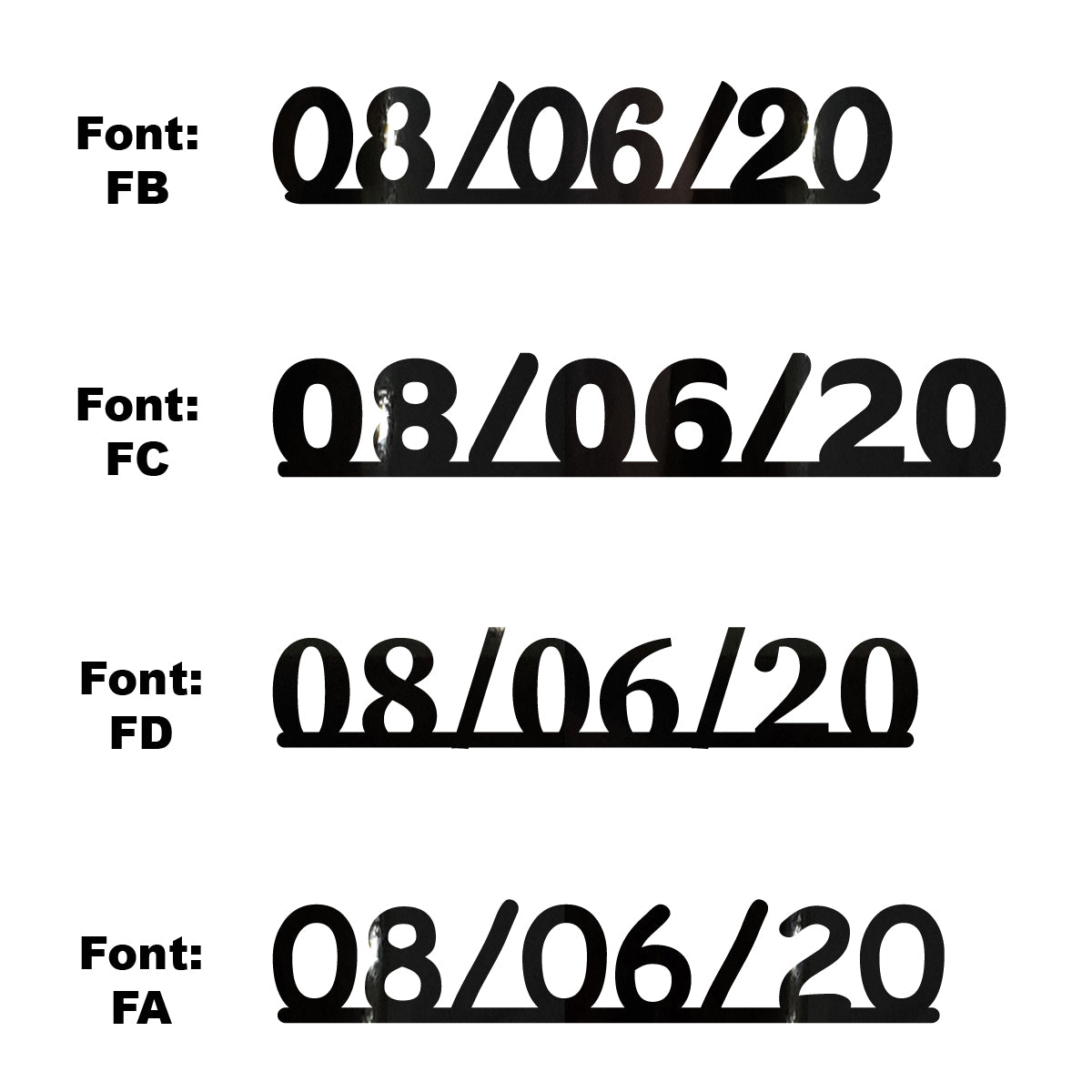 Custom-Fetti Date - 08/06/24 or 08/06/25  Black
