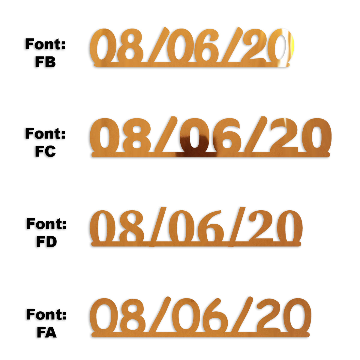 Custom-Fetti Date - 08/06/24 or 08/06/25  Orange