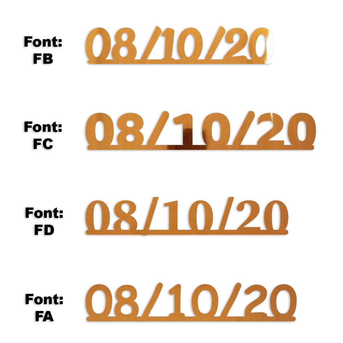 Custom-Fetti Date - 08/10/24 or 08/10/25  Orange