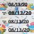 Custom-Fetti Date - 08/13/24 or 08/13/25  Black