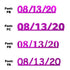 Custom-Fetti Date - 08/13/24 or 08/13/25  Fuchsia