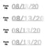 Custom-Fetti Date - 08/13/24 or 08/13/25  Silver