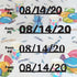 Custom-Fetti Date - 08/14/24 or 08/14/25  Black
