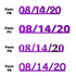 Custom-Fetti Date - 08/14/24 or 08/14/25  Purple